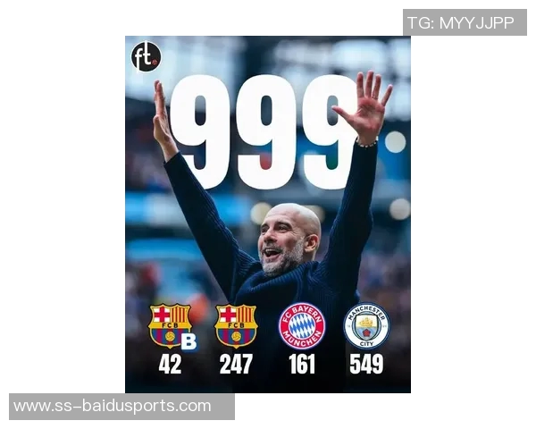 瓜迪奥拉执教生涯对皇马连续4场不胜，此前从未5场不胜